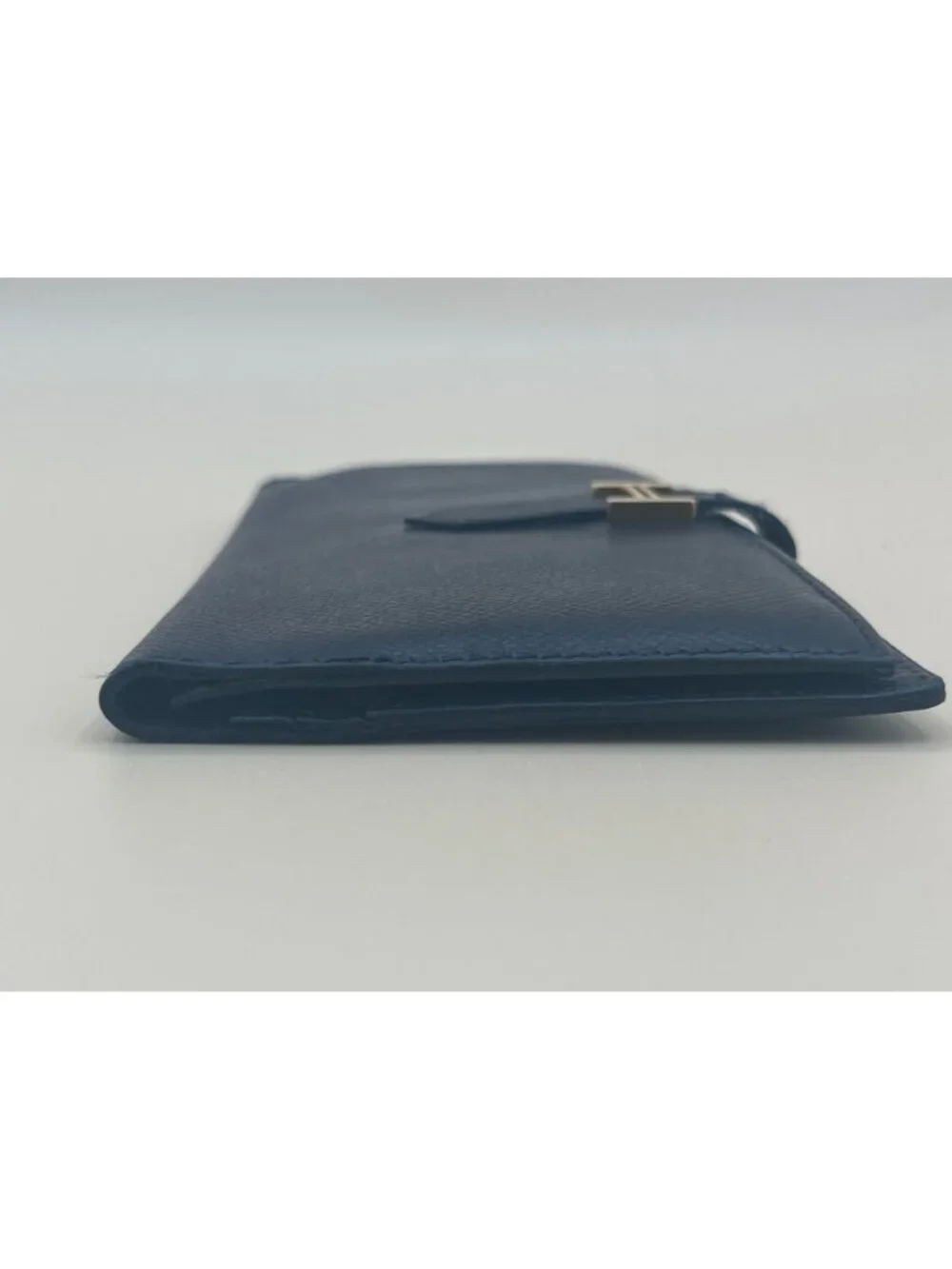Hermes Bearn Wallet Black Epsom Leather Gold H Clasp Made in France